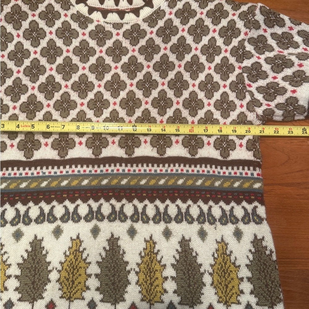 Vintage 80’s Esprit Multicolor Knit Sweater - Picture 8 of 10